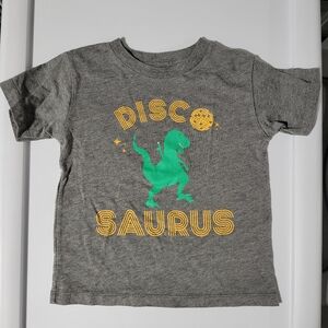 Disco Saurus Dinosaur Graphic Tee By Ambitious Kids 3T